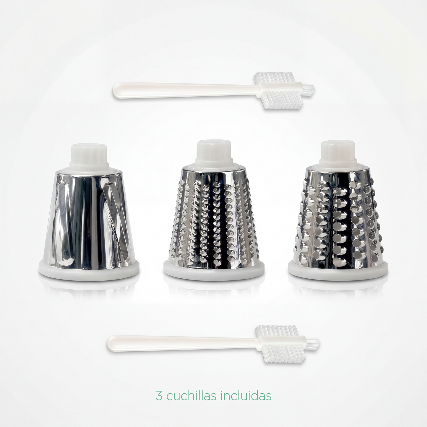 NEXURA™ | Rallador rápido 3 en 1 para tu cocina