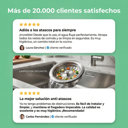 NEXURA™ AquaFlow | Filtro de desagüe anti obstrucciones