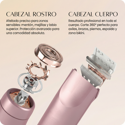 NEXURA™ | Rasuradora Íntima 2 en 1 para una Piel Suave