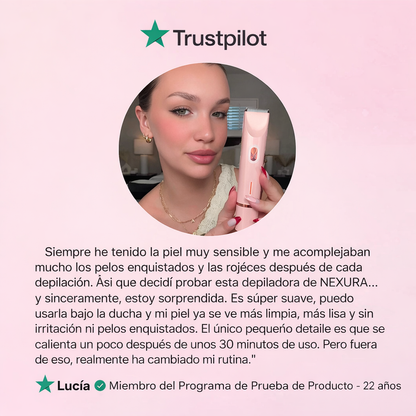 NEXURA™ | Rasuradora Íntima 2 en 1 para una Piel Suave