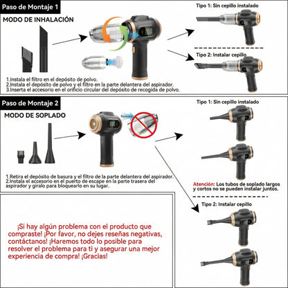 Aspirador Eléctrico Ultra Potente